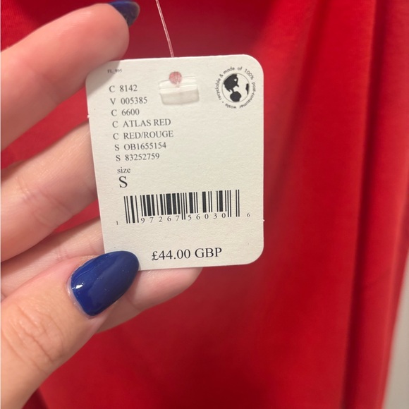 Free People Red Backless Mini Dress - Picture 4 of 5